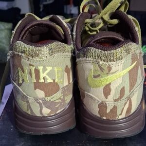 Nike Brown Green Camouflage Sneakers